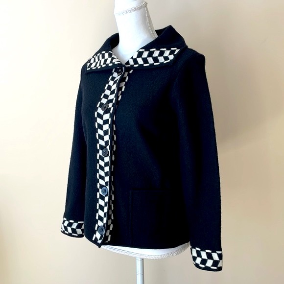 Talbots Wool Knit Cardigan Jacket - Picture 3 of 9